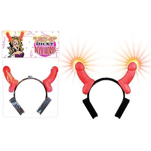 Light Up Dicky Devil Horns by Hott Products
