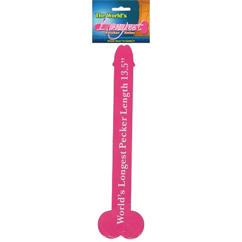 The World's Longest Pecker Ruler by Seven Creations