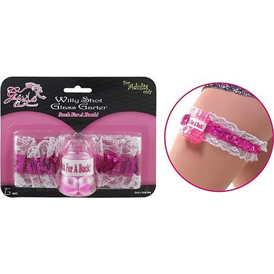 Cheeky Willy Shot Glass Garter by Seven Creations