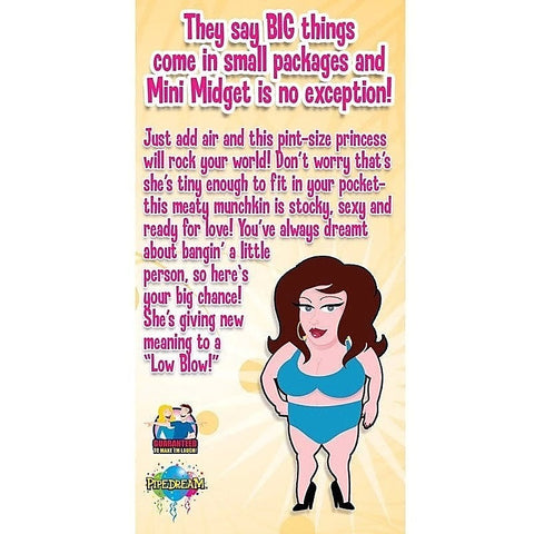 Mini Midget Travel Size Inflatable Love Doll by Pipedream