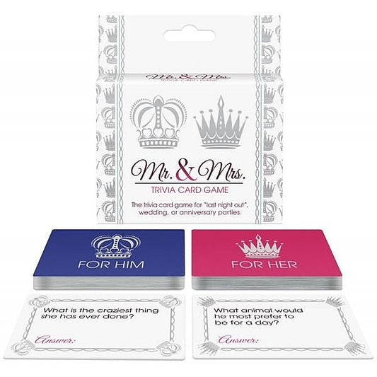 Mr and Mrs Trivia Card Game by Kheper Games