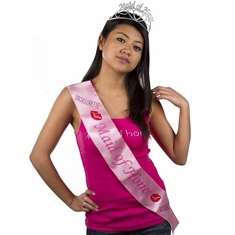 Pink Maid of Honor Sash by Pipedream Products