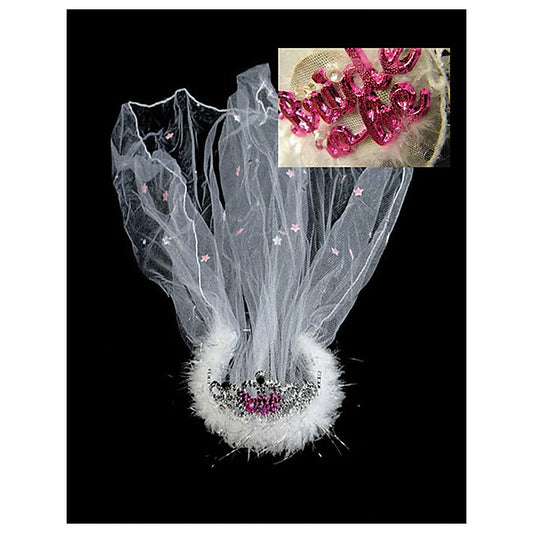 Flashing Bride to Be Tiara with Veil by Pipedream Products