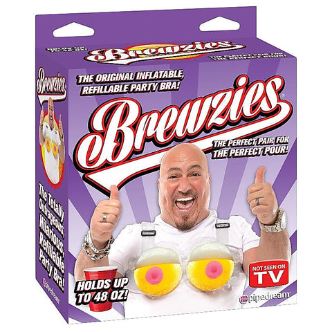 Brewzies Inflatable Novelty Bra by Pipedream Products