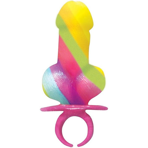 Rainbow Cock Ring Pop by Hott Products