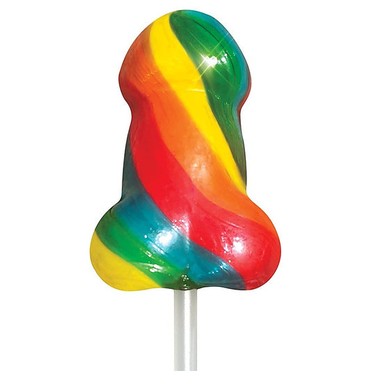 Rainbow Penis Shaped Pecker Pops by Pipedream