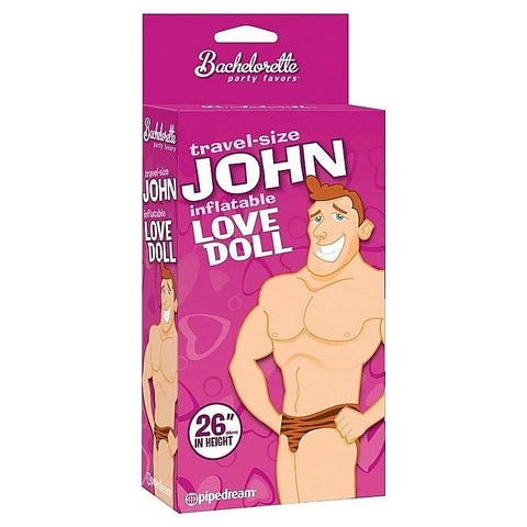 Travel Size John Blow Up Inflatable Love Doll by Pipedream