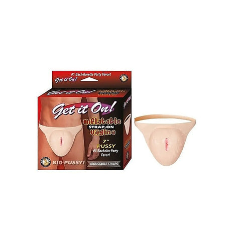 Get It On! Inflatable Vagina Strap-On by Nasstoys