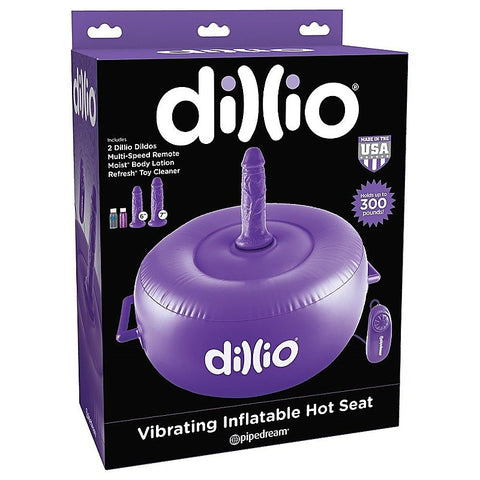 Dillio Vibrating Inflatable Hot Seat by Pipedream Products