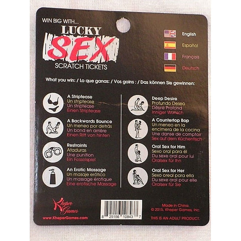 Lucky Sex Scratch Tickets by Kheper Games