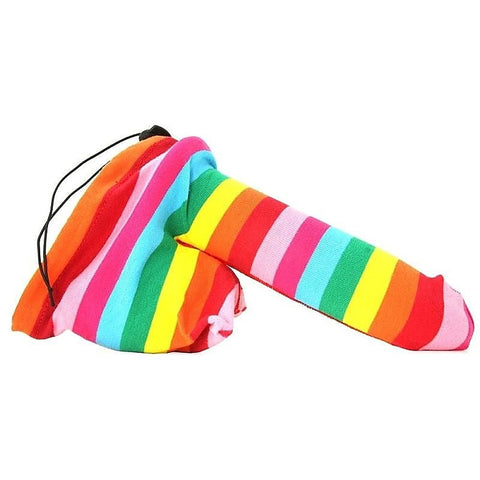 Rainbow Pecker Huggie Cock Sock by Hott Products