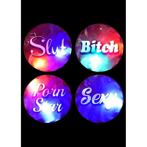 Bachelorette Party Flashing Light Party Stickers