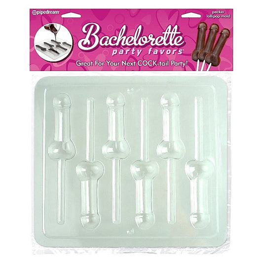 Bachelorette Party Favors Pecker Lollipop Mold by Pipedream