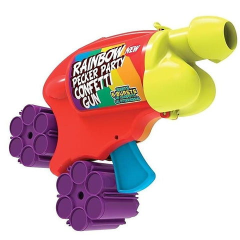 Rainbow Pecker Party Confetti Gun by Hott Products