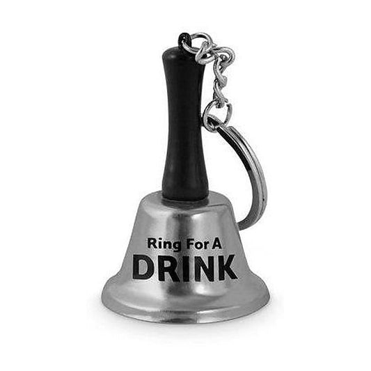 Ring for a Drink Keyring Bell by Landmark Concepts