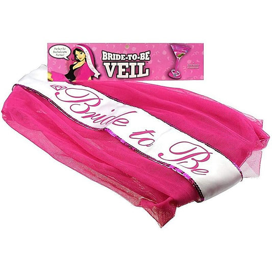 Bride to Be Veil Pink by Little Genie