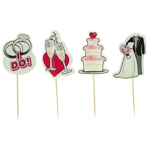 Party Picks Bridal Toothpick Toppers by Little Genie