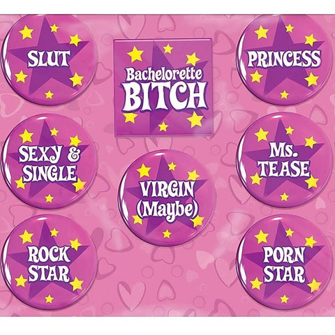 Bachelorette Party Favors Party Buttons