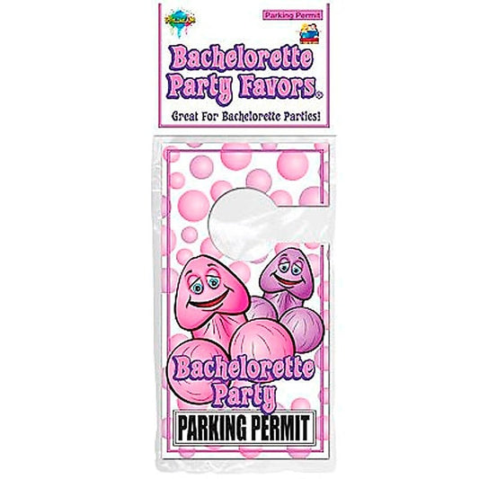 Bachelorette Party Favors Parking Permit