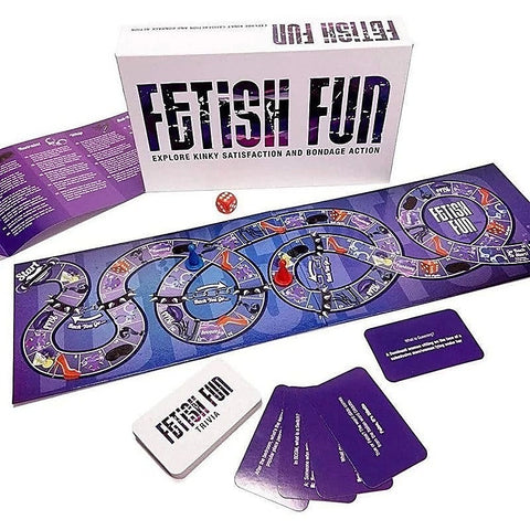 Fetish Fun Kinky Satisfaction and Action Couples Board Game