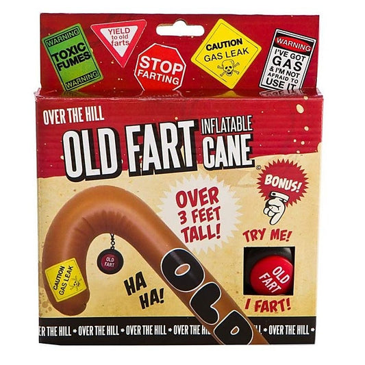Over the Hill Old Fart Inflatable Cane by Big Mouth Toys