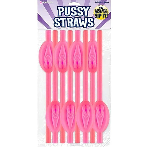 The Original Pussy Party Straws by Pipedream Products