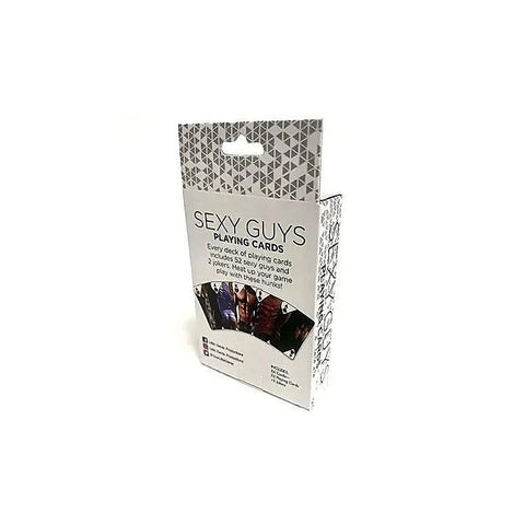 Sexy Guys Playing Cards by Little Genie