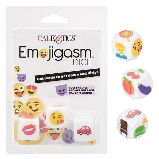 Emojigasm Dice by California Exotics