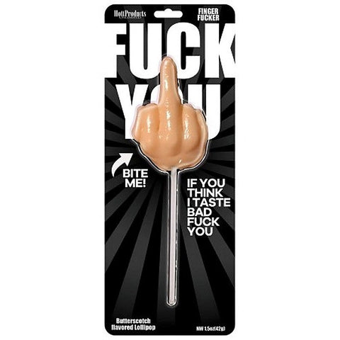 Fuck You Finger Fucker Lollipop by Hott Products