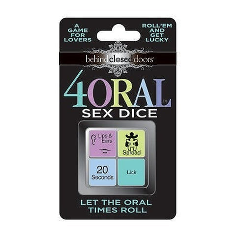 Behind Closed Doors - 4 Oral Sex Dice by Little Genie