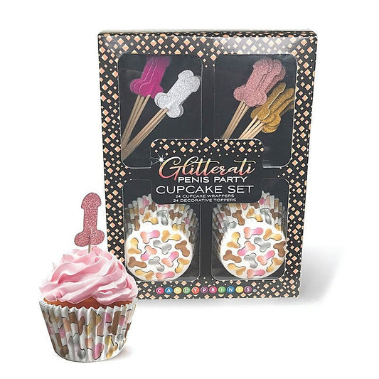 Penis Party Cupcake Set by Little Genie