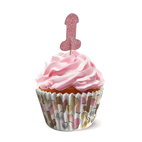 Penis Party Cupcake Set by Little Genie