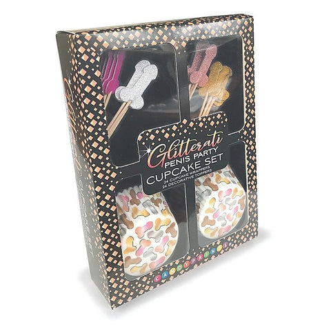Penis Party Cupcake Set by Little Genie