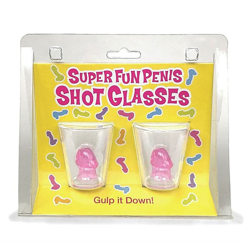 Penis Shot Glasses, Set of 2 by Little Genie
