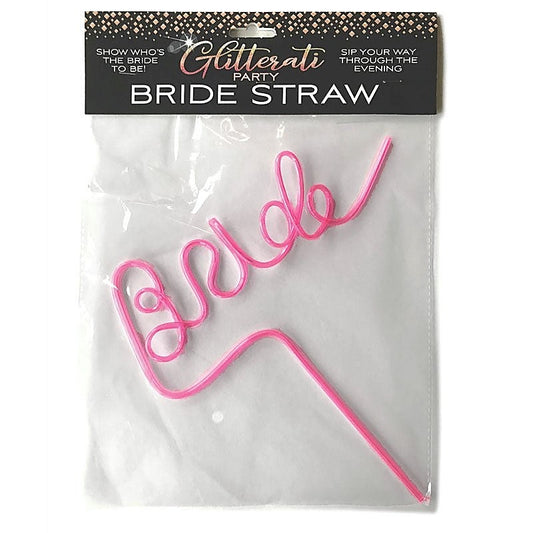 Glitterati Bride Straw by Little Genie