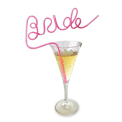 Glitterati Bride Straw by Little Genie