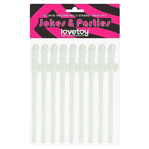 Glowing Willy Straws by Lovetoy