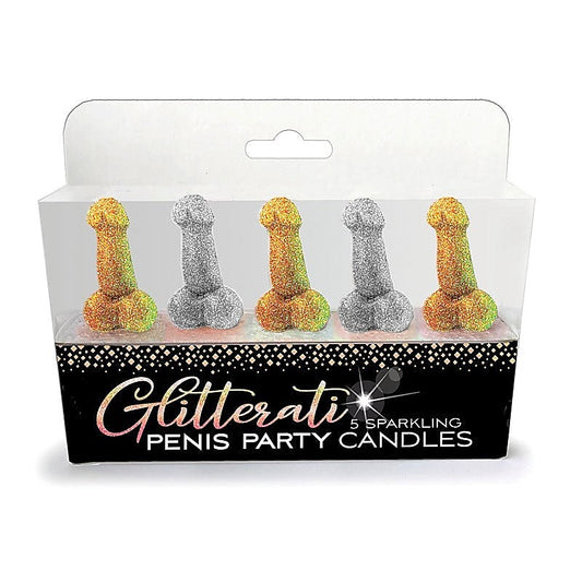 Glitterati Penis Party Candles by Little Genie