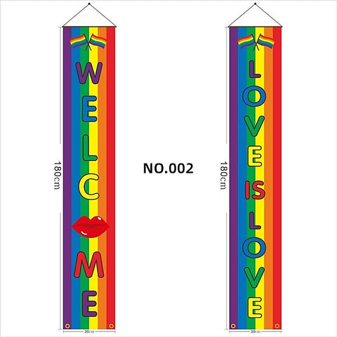 Gay Pride Door Banner by BDStyle