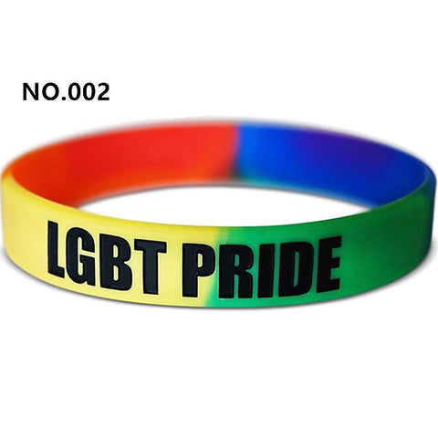 Gay Pride Silicone Bracelet by BDStyle