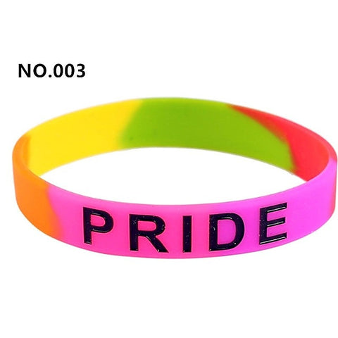 Gay Pride Silicone Bracelet by BDStyle