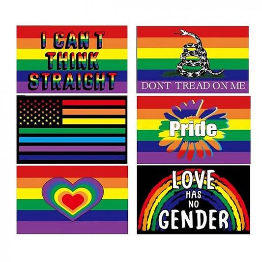 Gay Pride LGBT Waving Flag by BDStyle