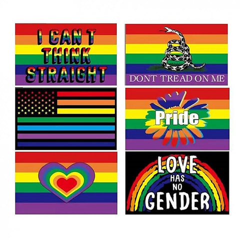 Gay Pride LGBT Waving Flag by BDStyle