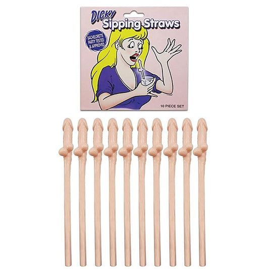 Dicky Sipping Bachelorette Party Straws by Seven Creations