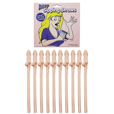 Dicky Sipping Bachelorette Party Straws by Seven Creations