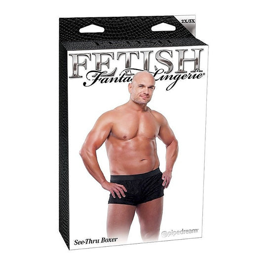 Fetish Fantasy Men's Fetish Play See-Thru Sexy Boxer