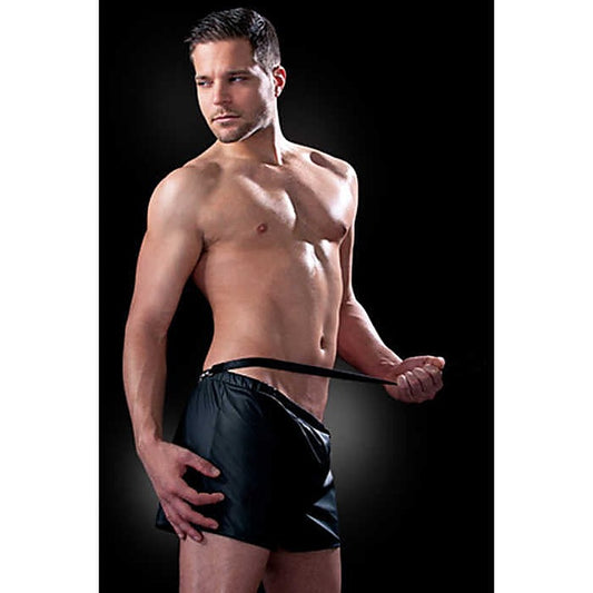 Fetish Fantasy Obedience Men's Boxer with Lead