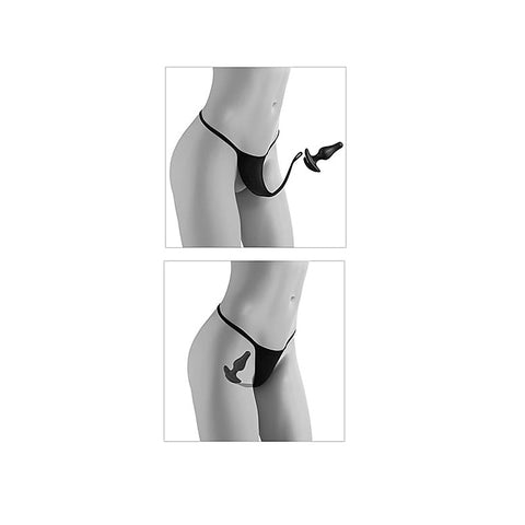 Crotchless Pleasure Pearls Panties by Pipedream