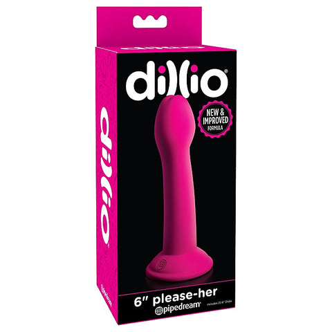 Dillio 6 Inch Please-Her Suction Cup Dildo