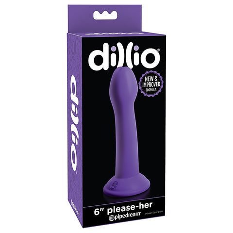 Dillio 6 Inch Please-Her Suction Cup Dildo